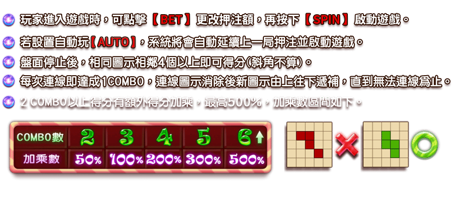 魔法糖果-遊戲説明