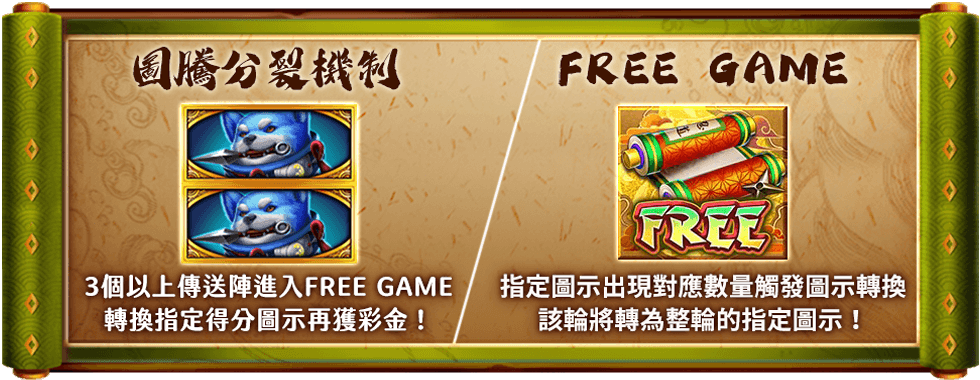 變化分身任我遊，倍數高升大獎來