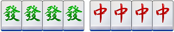 麻將槓子示意圖-麻將胡牌組合