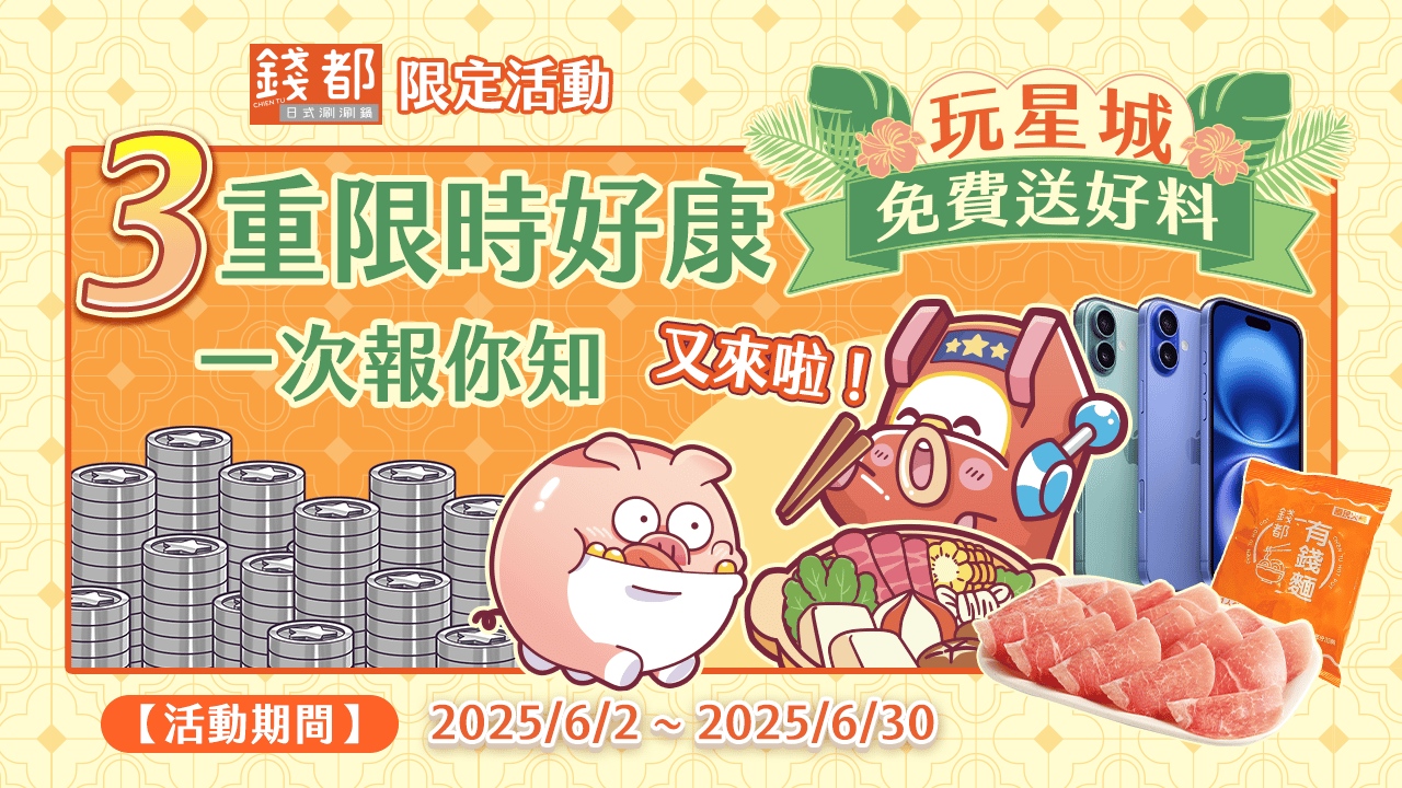 星城錢都合作好康介紹-錢都活動