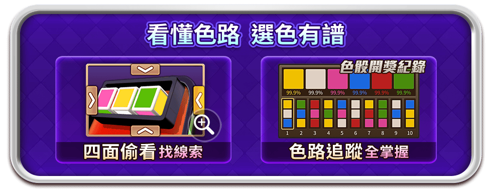 色骰四面偷看與色路紀錄-星城色骰 