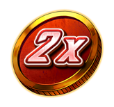 翻開倍數金幣,過癮翻倍 範馬刃牙,帶有倍數的金幣圖示-範馬刃牙