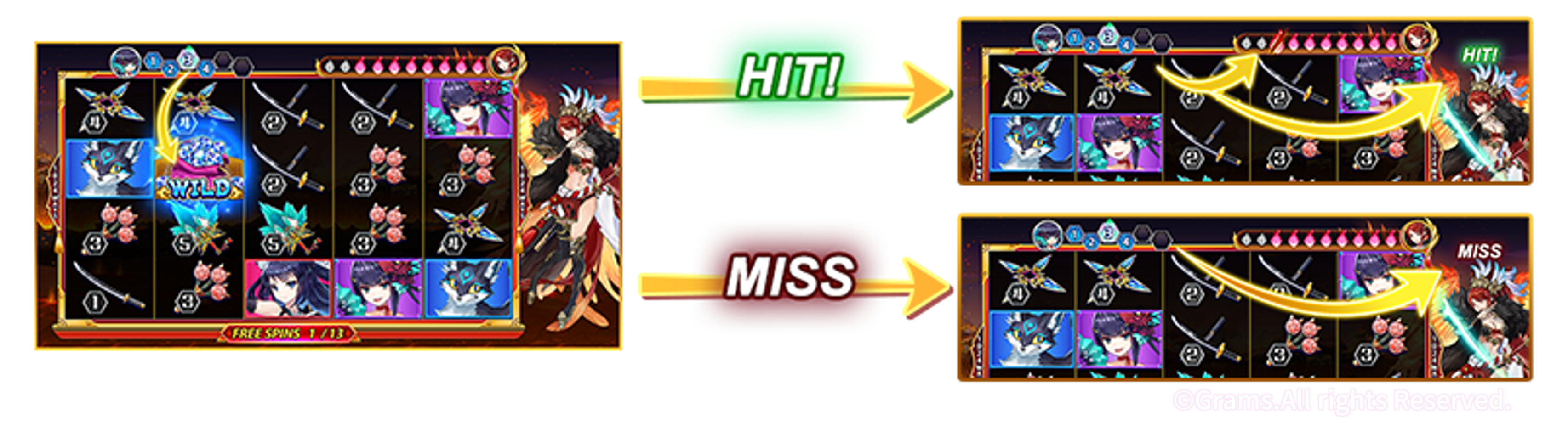免費遊戲玩法,累積連爆攻擊BOSS-妖界黃昏